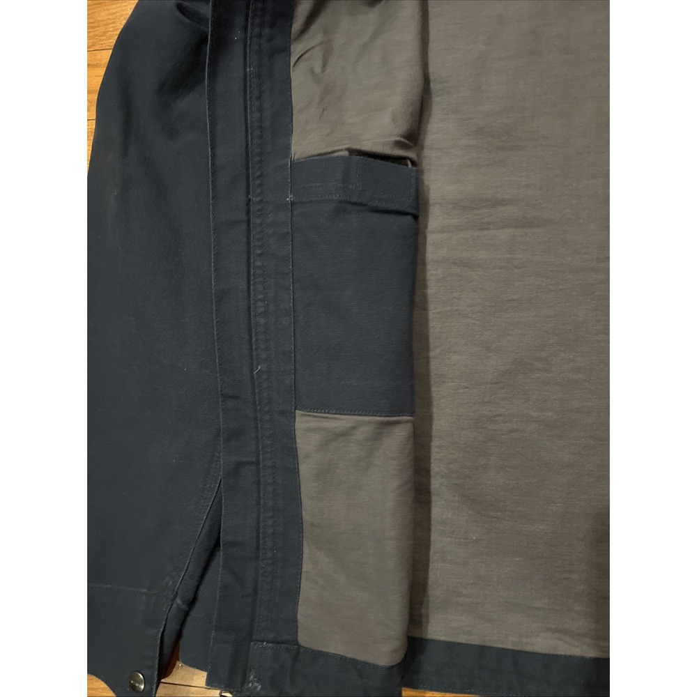 Carhartt Rugged Flex Jacket Mens XL Navy Blue OJ6306-M Relaxed Fit Workwear - Picture 11 of 16